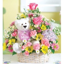 Flowers w/ Bear Delivery To Philippines