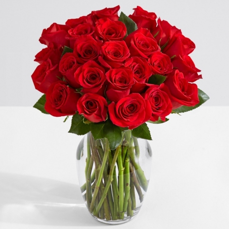 send 24 red roses vase in philippines