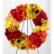 Blazing Blooms Wreath Send To Philippines